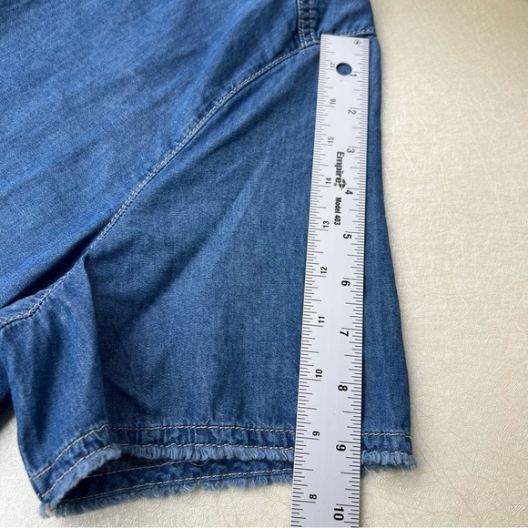 Calvin Klein Soft Denim Blue Mini Dress with pockets Women’s XL - Picture 7 of 9